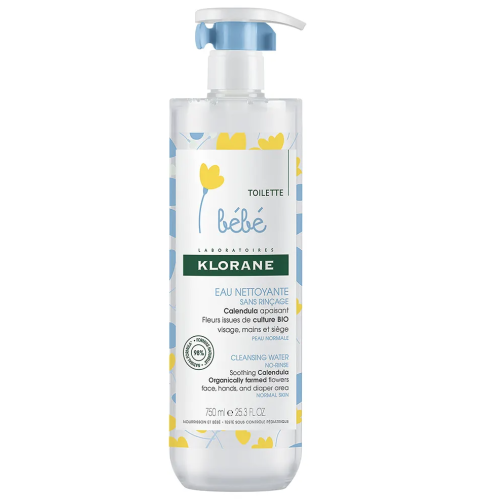 Bébé Eau Nettoyante Sans Rinçage 750 ml Bébé Eau Nettoyante Sans Rinçage 750 ml