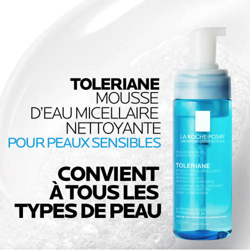Tolériane Mousse d'eau micellaire 150 ml