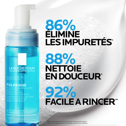 Tolériane Mousse d'eau micellaire 150 ml