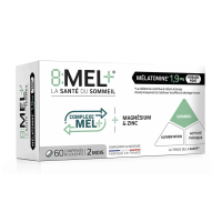 8Mel+ Mélatonine 1,9 mg 60 comprimés