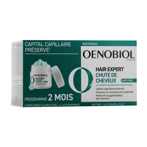 Hair Expert Chute de Cheveux Anti-Age 2 x 60 Comprimés