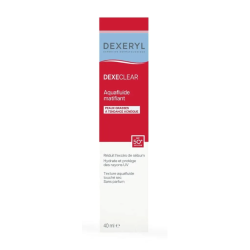 Dexeryl Dexeclear Aquafluide matifiant SPF50+ 40 ml Dexeryl Dexeclear Aquafluide matifiant SPF50+ 40 ml