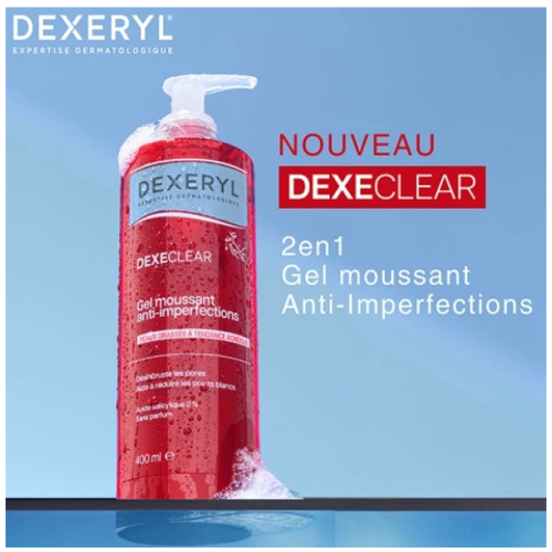 Dexeryl Dexeclear Gel Moussant Anti-Imperfections 400 ml Dexeryl Dexeclear Gel Moussant Anti-Imperfections 400 ml