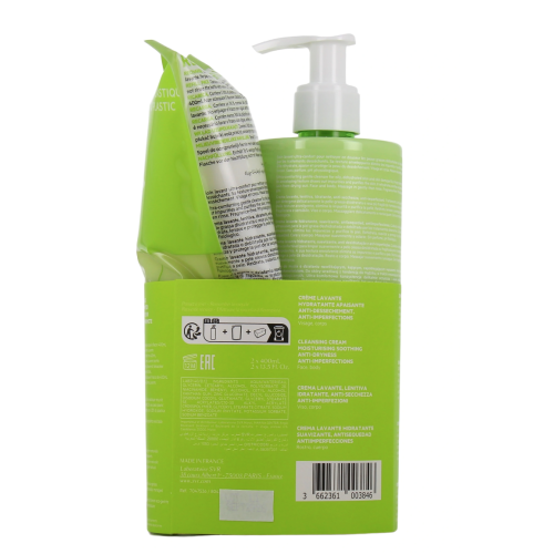 Sebiaclear Crème Lavante 400 ml + eco recharge 400 ml