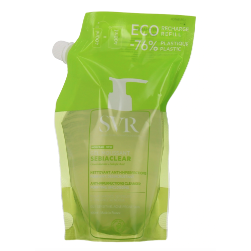 Sebiaclear Gel moussant Eco Recharge 400 ml Sebiaclear Gel moussant Eco Recharge 400 ml