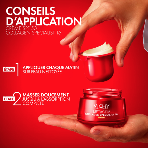 Liftactiv Collagen specialist 16 crème SPF 50, recharge 50 ml