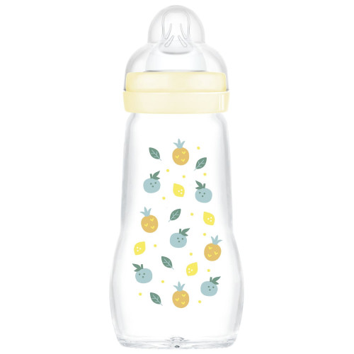 MAM Biberon Verre Feel Good 260mL - Chauffable, Stérilisable MAM Biberon Verre Feel Good 260mL - Chauffable, Stérilisable