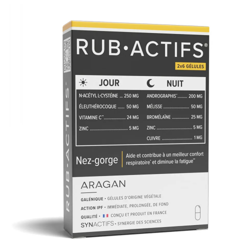 Rub Actifs 2 x 6 gélules Rub Actifs 2 x 6 gélules