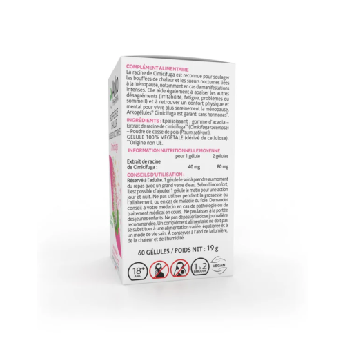 Arkogélules Bouffées de Chaleur & Sueurs Nocturnes 60 Gélules Arkogélules Bouffées de Chaleur & Sueurs Nocturnes 60 Gélules