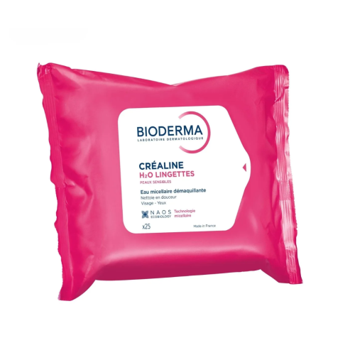 Créaline H2O Lingettes démaquillantes 25 Lingettes