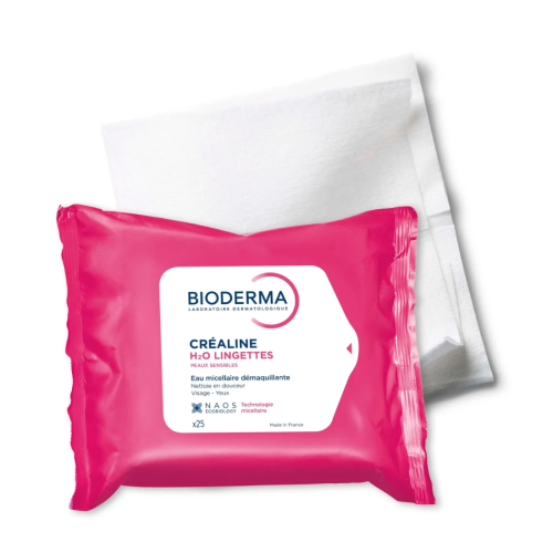 Créaline H2O Lingettes démaquillantes 25 Lingettes