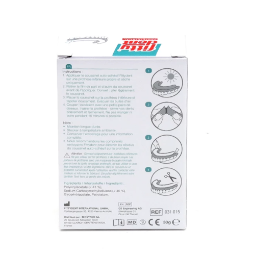 Fittydent Professional 15 Coussinets Adhésifs Fittydent Professional 15 Coussinets Adhésifs