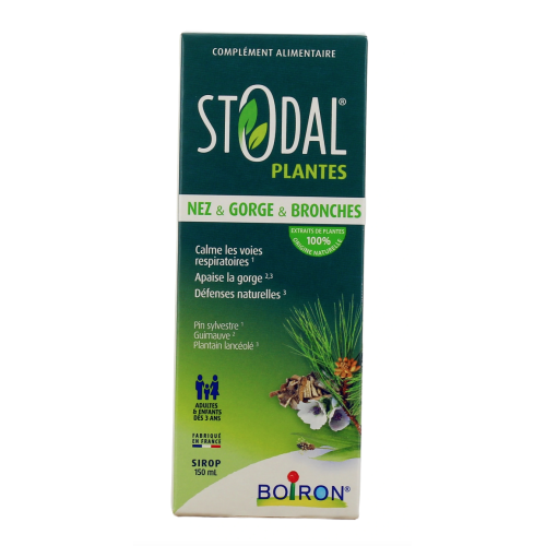 Stodal Plantes Nez Gorge Bronches sirop 150 ml