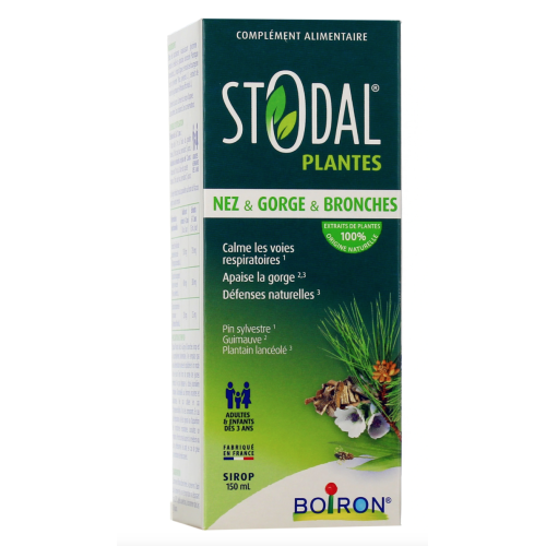 Stodal Plantes Nez Gorge Bronches sirop 150 ml