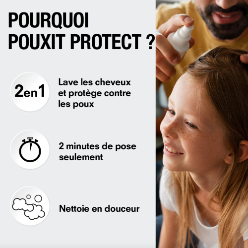 Pouxit Protect Shampooing Lavant Protecteur 72H 200 ml