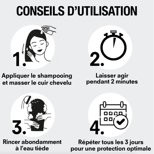 Pouxit Protect Shampooing Lavant Protecteur 72H 200 ml