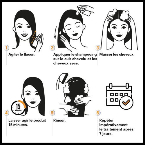 Pouxit Shampooing Anti-Poux & Lentes 2 x 200 ml Offre Spéciale