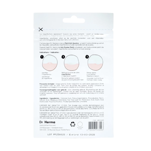 Patch Anti-Boutons Format Petit 6 Patchs Patch Anti-Boutons Format Petit 6 Patchs