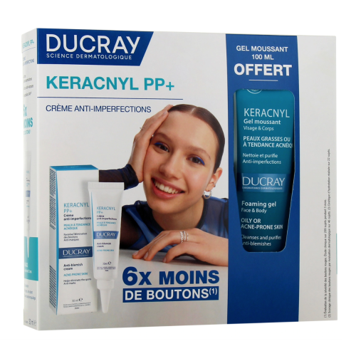 Keracnyl PP+ 30 ml + gel moussant 100 ml Offert Keracnyl PP+ 30 ml + gel moussant 100 ml Offert