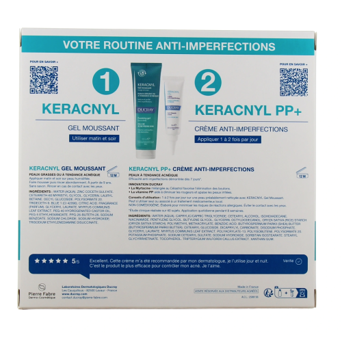 Keracnyl PP+ 30 ml + gel moussant 100 ml Offert Keracnyl PP+ 30 ml + gel moussant 100 ml Offert