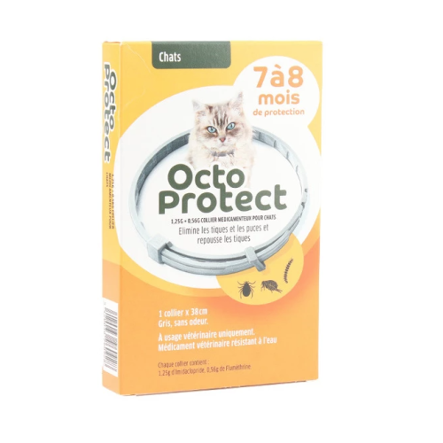 Octoprotect 1 collier antiparasitaire pour chat Octoprotect 1 collier antiparasitaire pour chat