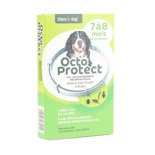 Octoprotect 1 collier anti puce grand chien Octoprotect 1 collier anti puce grand chien