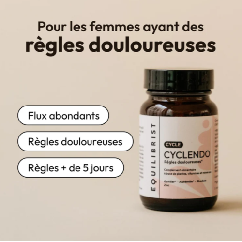 CYCLENDO Règles Douloureuses 30 gélules CYCLENDO Règles Douloureuses 30 gélules