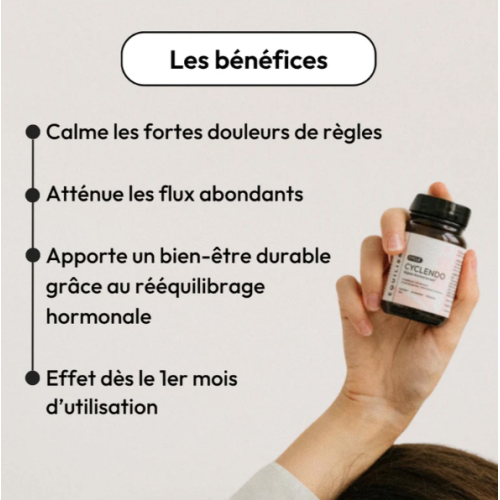 CYCLENDO Règles Douloureuses 30 gélules CYCLENDO Règles Douloureuses 30 gélules