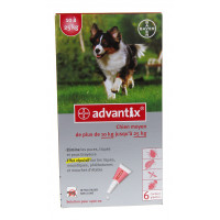 BAYER Advantix  Chien Moyen 10 à 25 kg-3836