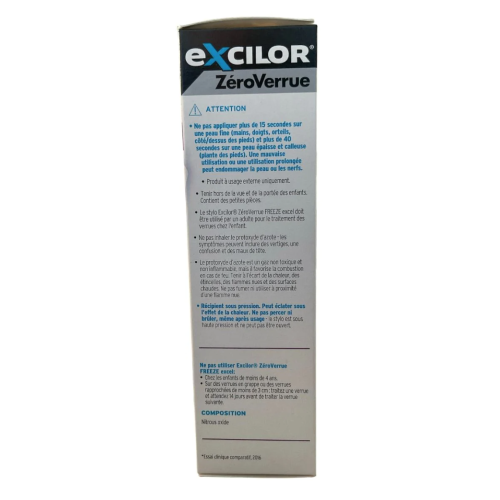 ZéroVerrue Freeze Excel 1 stylo + 9 embouts jetables ZéroVerrue Freeze Excel 1 stylo + 9 embouts jetables