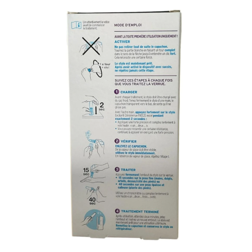 ZéroVerrue Freeze Excel 1 stylo + 9 embouts jetables ZéroVerrue Freeze Excel 1 stylo + 9 embouts jetables