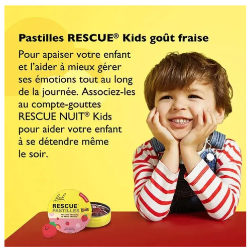 Rescue Pastilles Kids 50 g Fraise Rescue Pastilles Kids 50 g Fraise