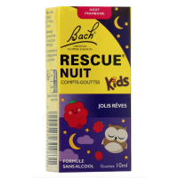 Rescue Nuit Kids en Gouttes 10 ml Framboise