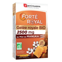 Forté Royal Gelée Royale 2500 mg Bio 10 Ampoules