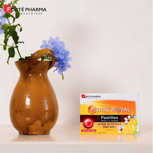 Pastilles Gorge au Miel de Manuka 24 Pastilles Goût Grenade Pastilles Gorge au Miel de Manuka 24 Pastilles Goût Grenade