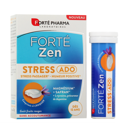 Forté Zen Stress Ado 20 Comprimés à Croquer Forté Zen Stress Ado 20 Comprimés à Croquer