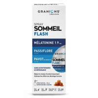 Sommeil Flash Mélatonine Spray Buccal Goût Caramel 25 ml