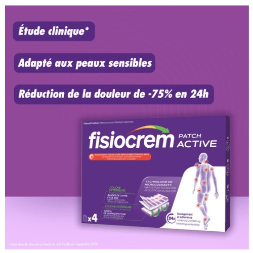 Fisiocrem Patch Active 4 Patchs Fisiocrem Patch Active 4 Patchs