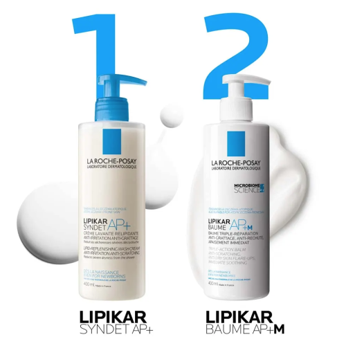 Lipikar Syndet AP+ 400 ml + Éco-Recharge 400 ml Lipikar Syndet AP+ 400 ml + Éco-Recharge 400 ml