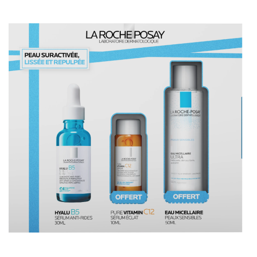 Hyalu B5 Sérum Suractivé Concentré Anti-Rides Réparateur Repulpant 30 ml + Routine Peau Suractivée Offerte, Coffret Hyalu B5 Sérum Suractivé Concentré Anti-Rides Réparateur Repulpant 30 ml + Routine Peau Suractivée Offerte, Coffret