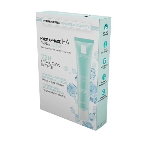 Hydraphase HA Légère Crème à l'Acide Hyaluronique 40 ml + Tolériane Eau Micellaire Peaux Sensibles 50 ml Offert, Coffret Hydraphase HA Légère Crème à l'Acide Hyaluronique 40 ml + Tolériane Eau Micellaire Peaux Sensibles 50 ml Offert, Coffret