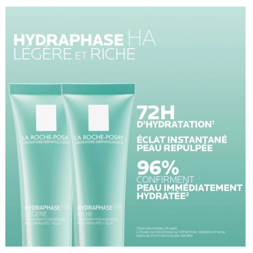 Hydraphase HA Légère Crème à l'Acide Hyaluronique 40 ml + Tolériane Eau Micellaire Peaux Sensibles 50 ml Offert, Coffret Hydraphase HA Légère Crème à l'Acide Hyaluronique 40 ml + Tolériane Eau Micellaire Peaux Sensibles 50 ml Offert, Coffret