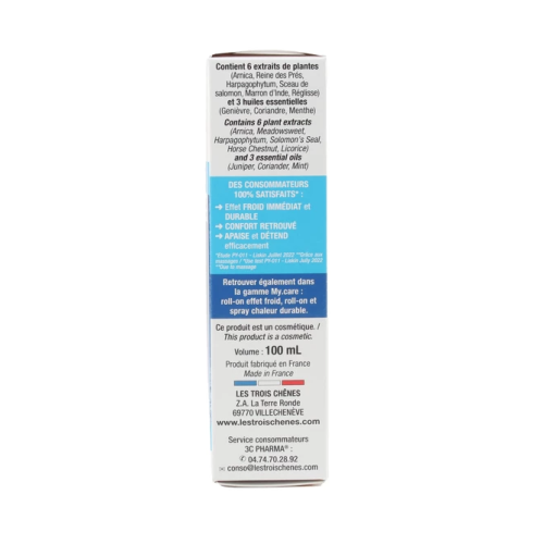 My.Care Gel de Massage Effet Froid 100 ml My.Care Gel de Massage Effet Froid 100 ml