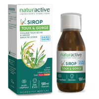 Sirop Toux & Gorge Sans Sucre 120 ml