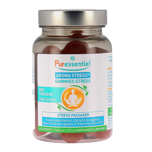 Aroma stress goût mandarine sans sucre 45 Gommes Aroma stress goût mandarine sans sucre 45 Gommes