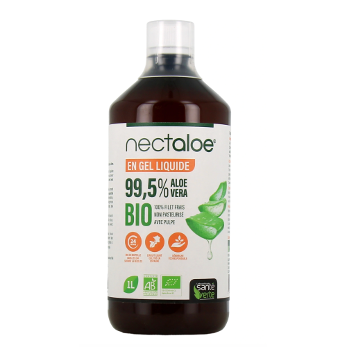 Nectaloe Aloe Vera 99,5% en Gel Liquide Bio 1 L Nectaloe Aloe Vera 99,5% en Gel Liquide Bio 1 L