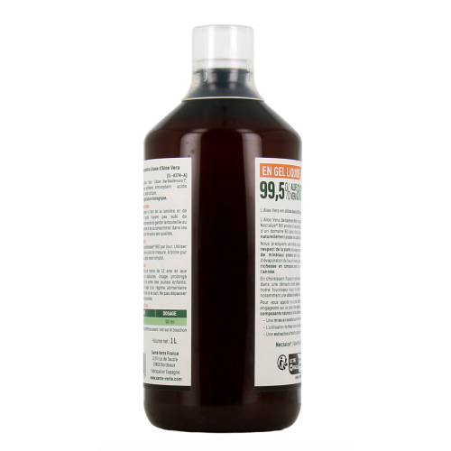 Nectaloe Aloe Vera 99,5% en Gel Liquide Bio 1 L Nectaloe Aloe Vera 99,5% en Gel Liquide Bio 1 L