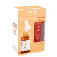 COFFRET [C] AMPOULE ANTI-OX Concentré Eclat Régénérant Anti-Rides 30 ml + SUN SECURE BLUR Crème Mousse Offert