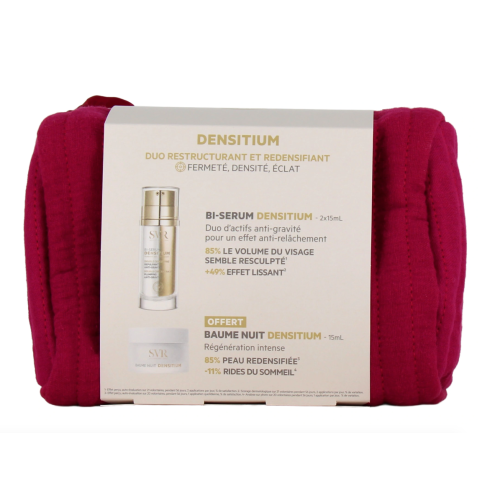 Densitium Bi-Sérum 2 x 15 ml + Baume Nuit Réparation Globale 15 ml + Trousse Offerte Densitium Bi-Sérum 2 x 15 ml + Baume Nuit Réparation Globale 15 ml + Trousse Offerte