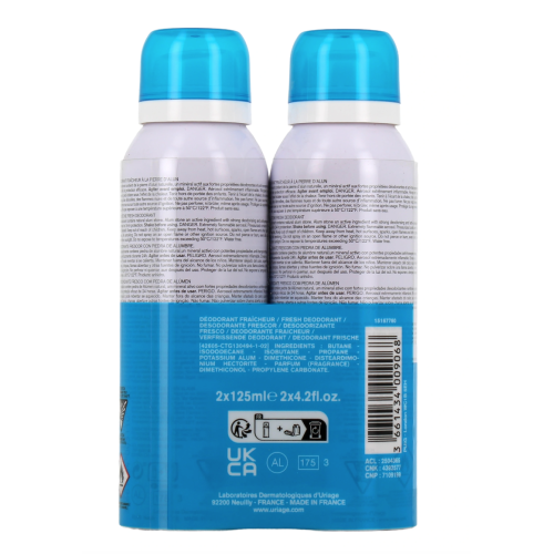 Déodorant Fraîcheur 2 x 125 ml Déodorant Fraîcheur 2 x 125 ml